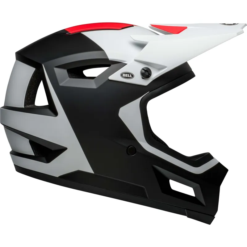 Bell Sanction 2 DLX Mips Full Face Helmet - Deft Black/White-3