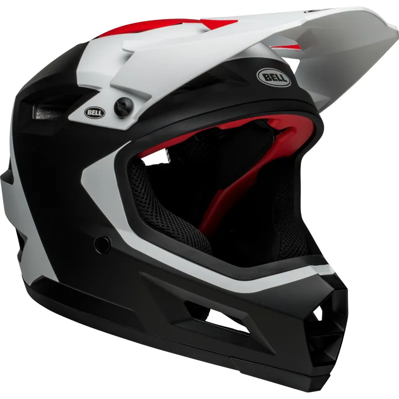 Bell Sanction 2 DLX Mips Full Face Helmet - Deft Black/White-4