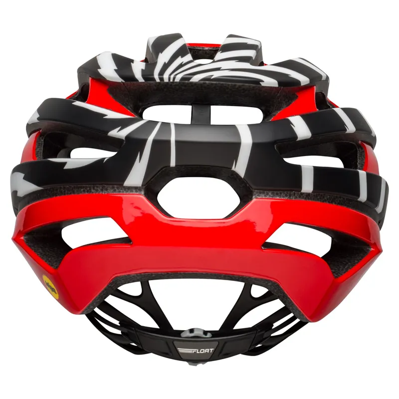 Bell Stratus Mips Road Helmet - Vertigo Black/Red/White -2