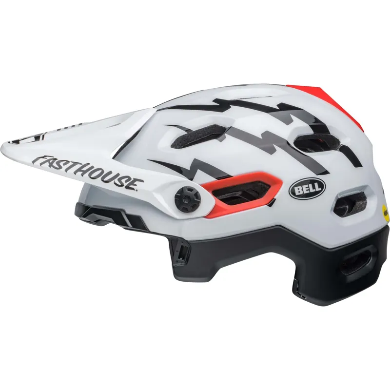 Bell Super DH MIPS Full Face Helmet - Matt/Gloss Black/White-6