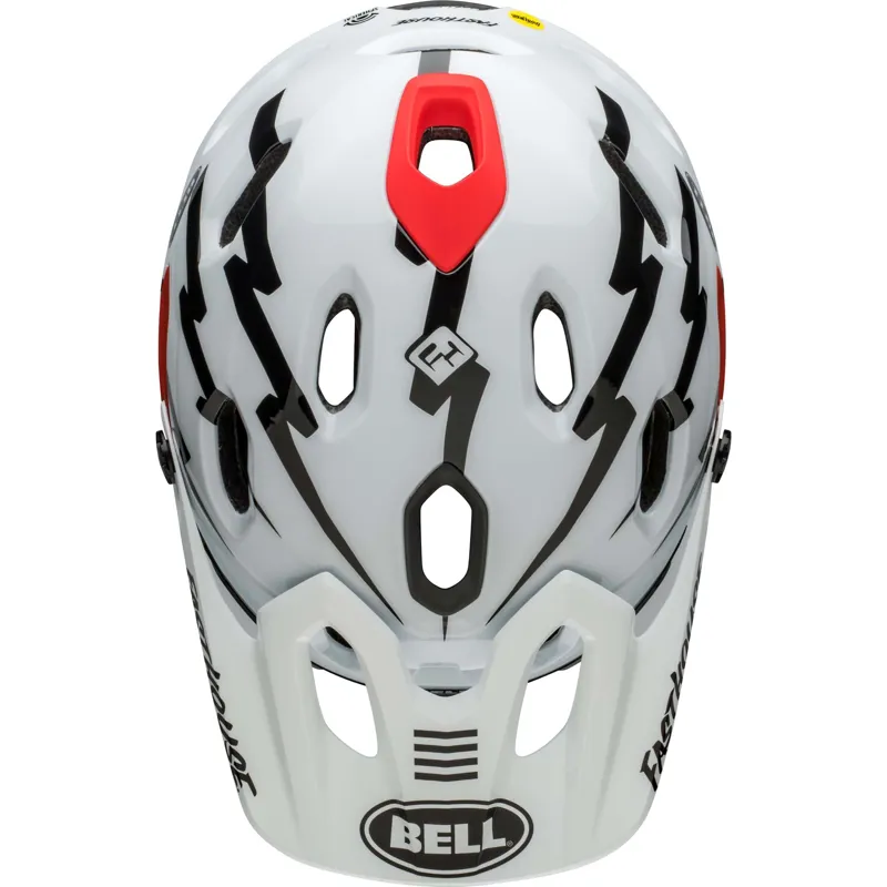 Bell Super DH MIPS Full Face Helmet - Matt/Gloss Black/White-3