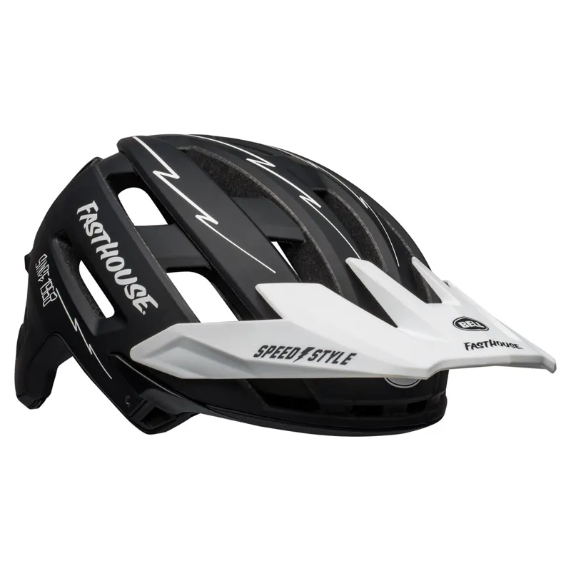 Bell Super Air Mips MTB Helmet - Fasthouse Black/White -2