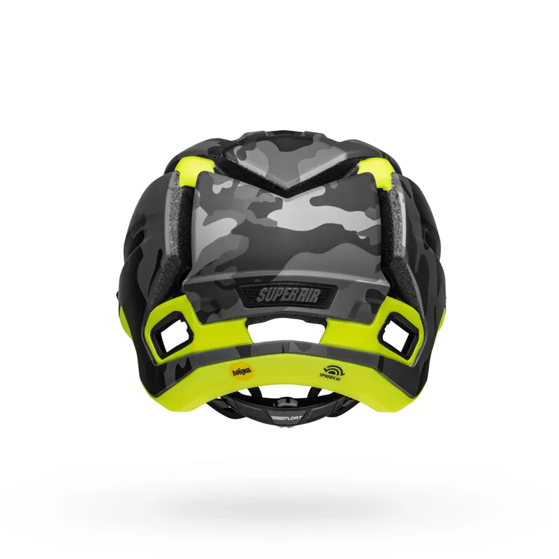 Bell Super Air Mips MTB Helmet - Matte Camo/Hi Viz-5