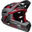 Bell Super Air R MIPS Full Face Helmet - Matt Grey/Red