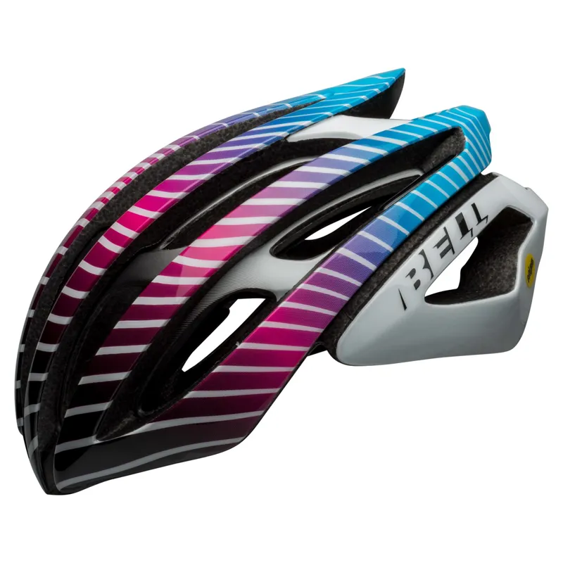 Bell Z20 Mips Road Helmet - Gloss Purple/Blue/White -1
