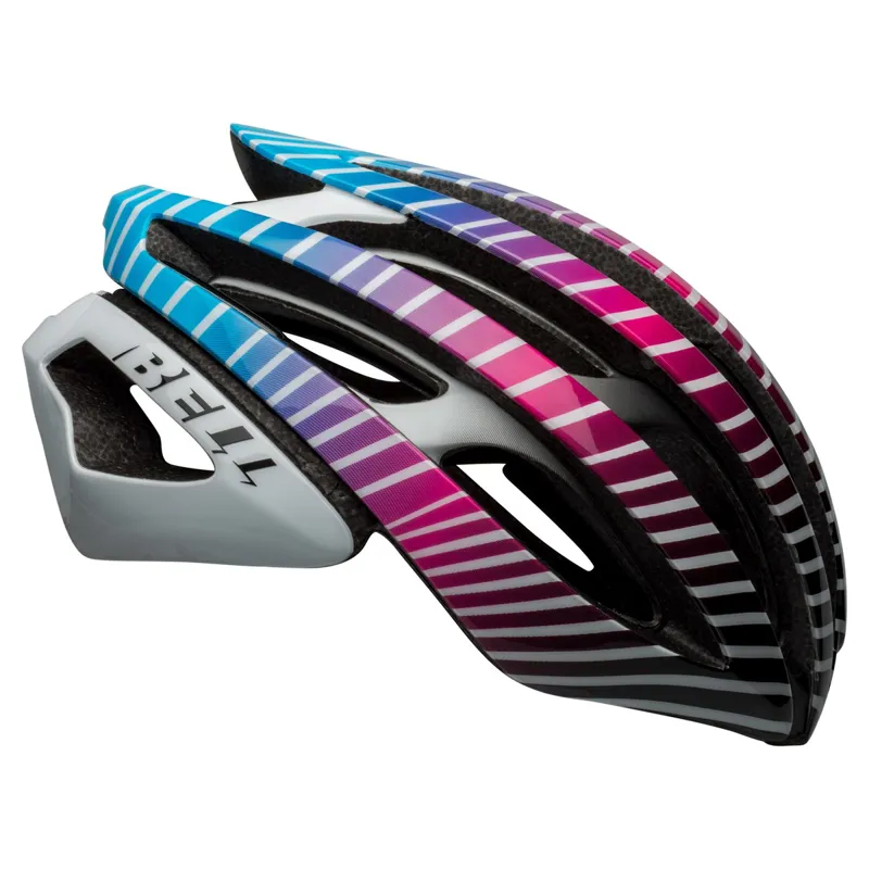 Bell Z20 Mips Road Helmet - Gloss Purple/Blue/White -3