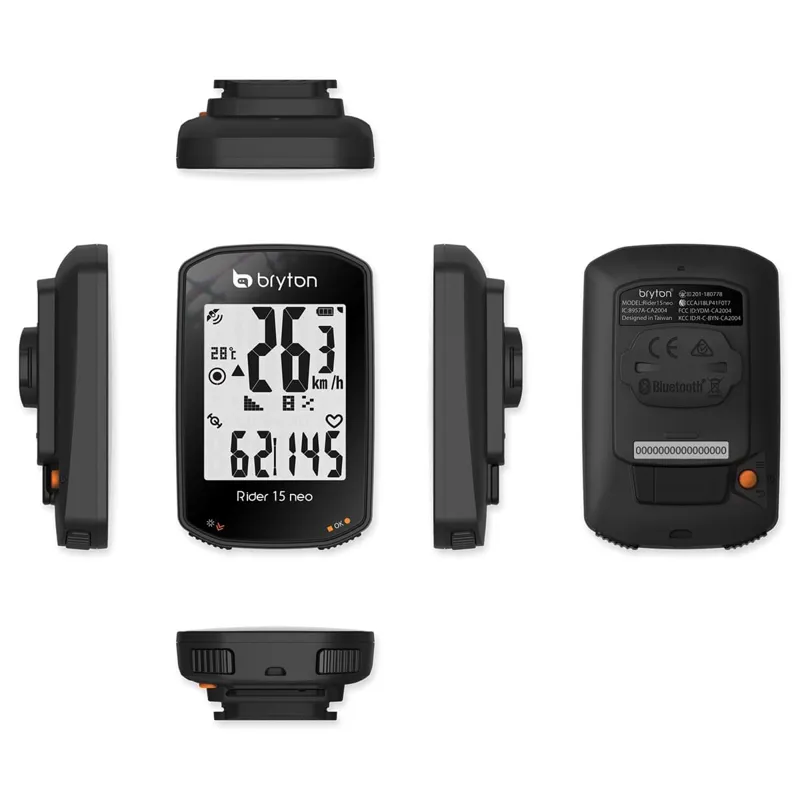 Bryton Rider 15C Neo GPS Cycle Computer Bundle With Cadence-2