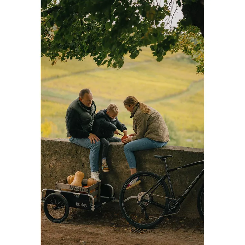 Burley Flatbed Cargo Bike Trailer - Black-7