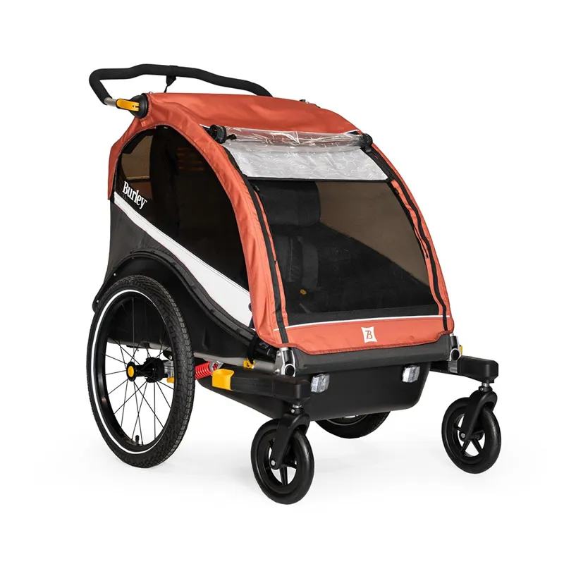 Burley Cub X Bike Child Trailer/Stroller - Red-1