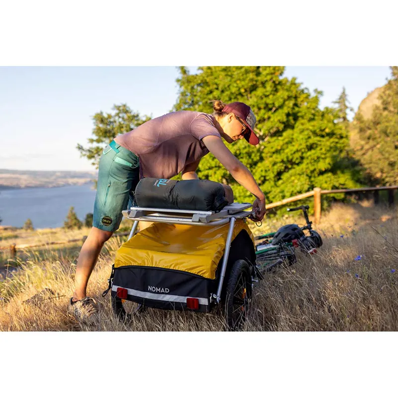 Burley Nomad Cargo Bike Trailer - Black/Yellow-6