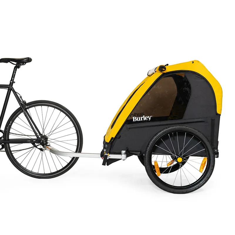 Burley Bee Child Double Trailer - Black/Yellow-5