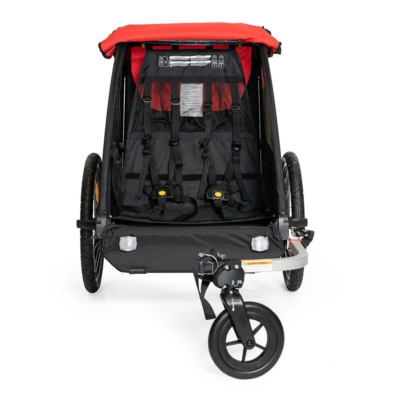 Burley Honey Bee Bike Trailer/Stroller - Red-2