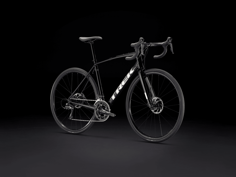 Trek Domane AL 2 Disc 2023 Endurance Road Bike - Trek Black-1