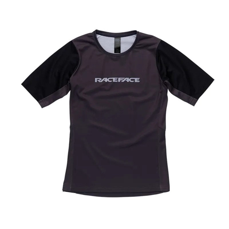 Race Face Indy Short Sleeve Women's MTB Jersey - Black