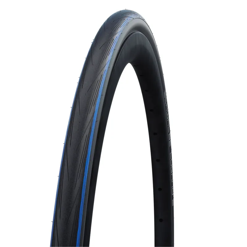 Schwalbe Lugano II K-Guard 700 x 25c Road Bike Tyre - Black/Blue