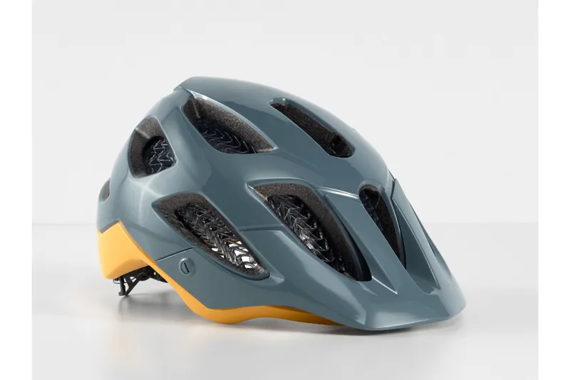 Bontrager Blaze Wavecel MTB Helmet - Battleship Blue/Marigold