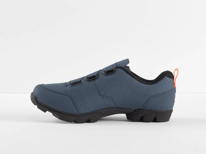 Bontrager Evoke MTB Shoes - Battleship Blue/Orange-1