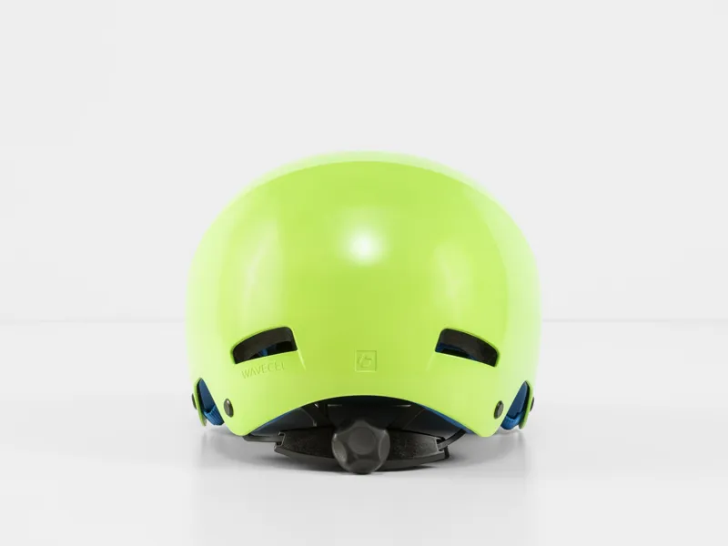 Bontrager Jet Wavecel Youth Helmet - Vis Green/Royal-2