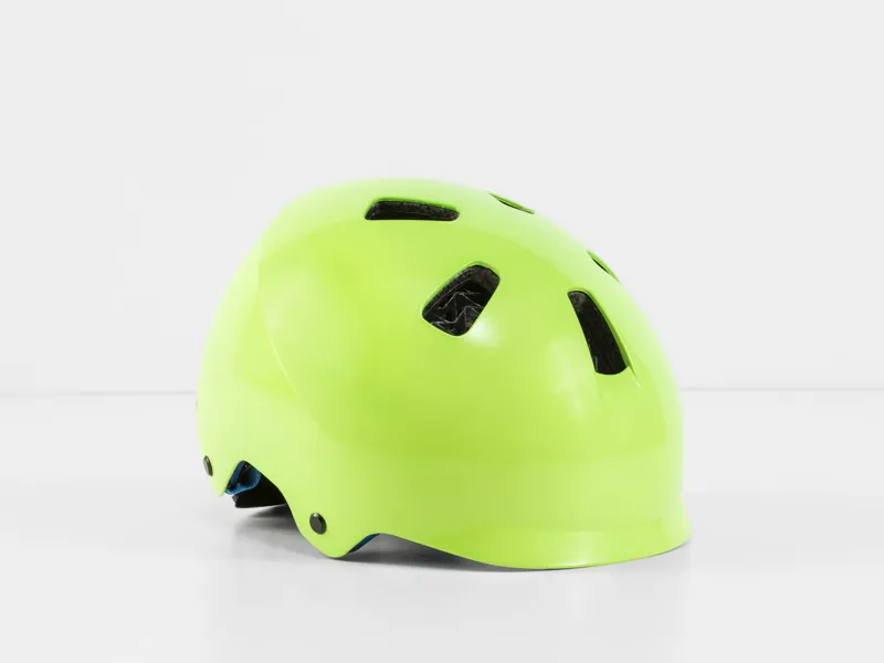 Bontrager Jet Wavecel Youth Helmet - Vis Green/Royal