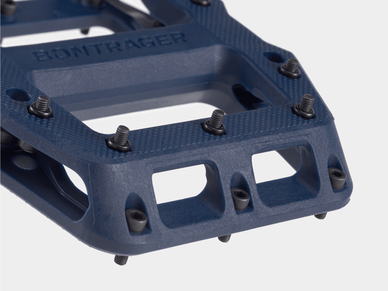 Bontrager Line Elite Flat Pedals - 9/16 - Mulsanne Blue-2