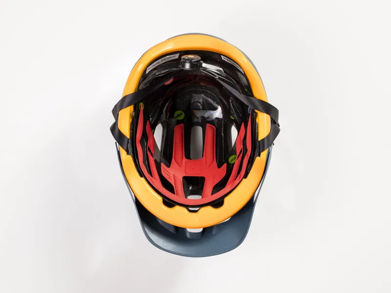 Bontrager Quantum Mips MTB Helmet - Battleship Blue/Marigold-3