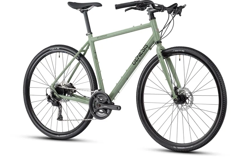 Genesis Broadway 2023 Hybrid Bike - Green-1