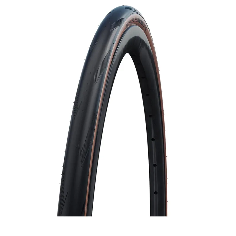 Schwalbe One Performance RaceGuard TLE Folding 700x25c Road Tyre - Tan