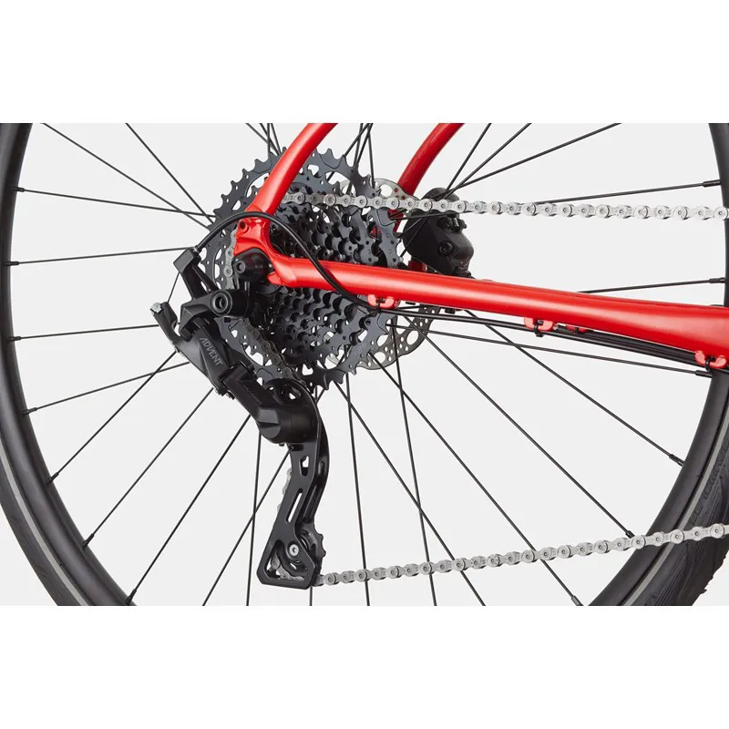 Cannondale Quick Disc 4 2024 Hybrid Bike - Rally Red-5