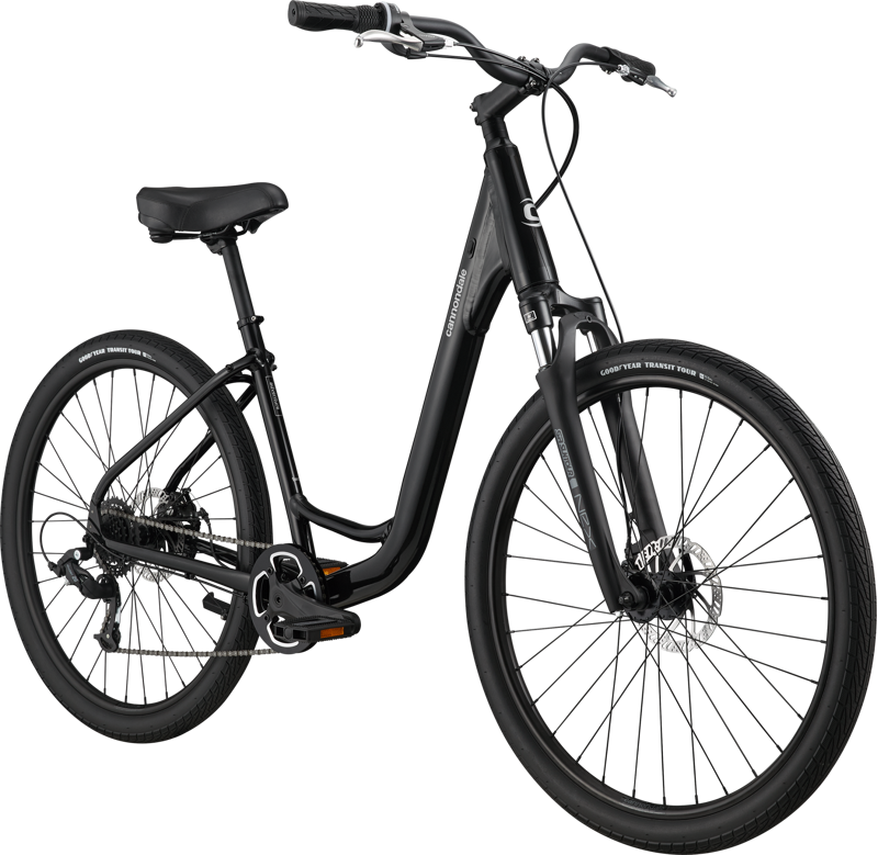Cannondale Adventure 2 2022 Unisex Hybrid Bike - Black Pearl-1