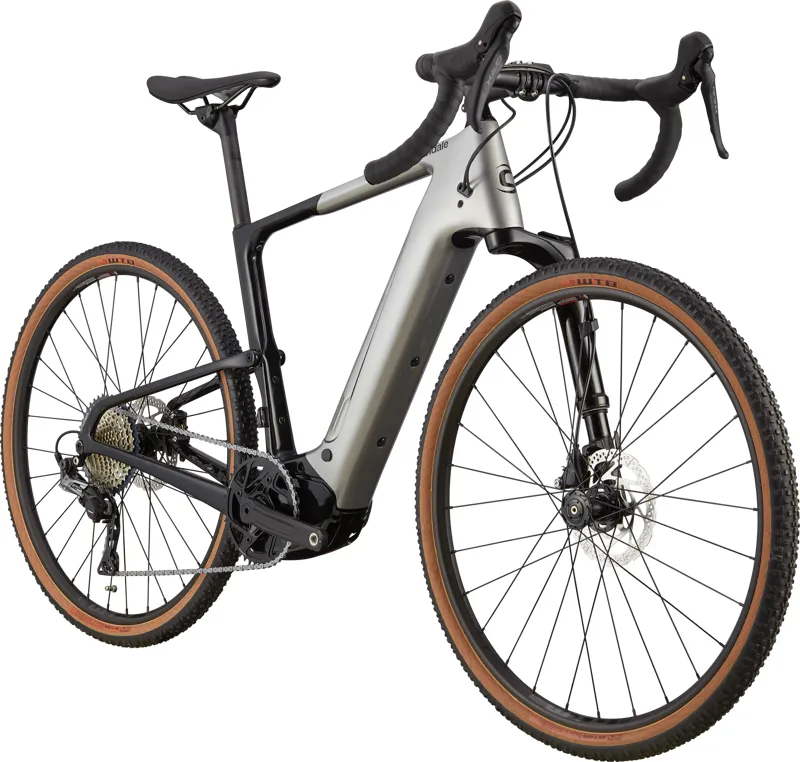 Cannondale Topstone Neo Carbon Lefty 3 2022 Electric Road Bike - Grey-1