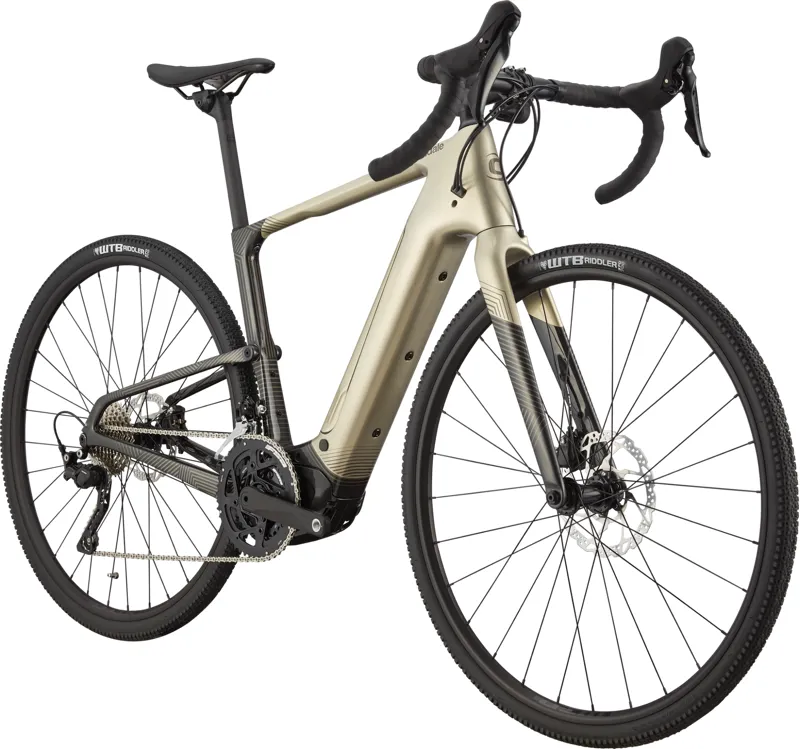 Cannondale Topstone Neo Carbon 4 2022 Electric Road Bike - Champange-1