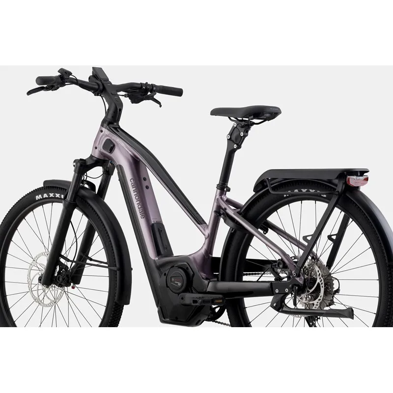  Cannondale Tesoro Neo X 1 ST Unisex Electric Hybrid Bike - Lavender-2