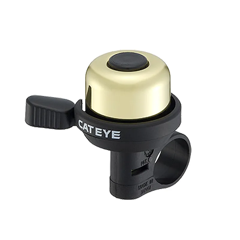 Cateye PB-1000 Wind Brass Bell - Gold