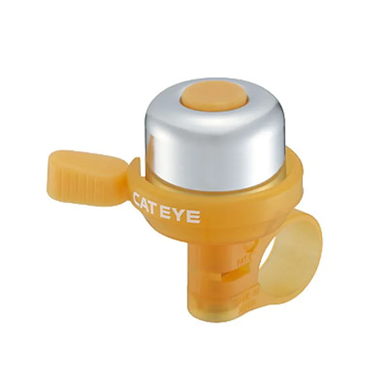 Cateye PB-1000 Wind Brass Bell - Tangerine
