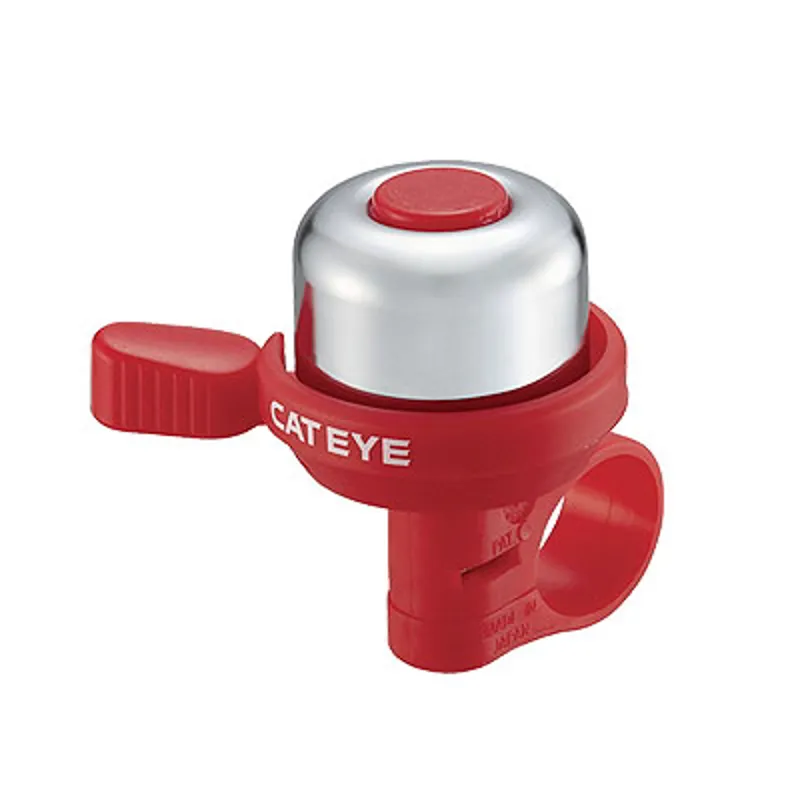 Cateye PB-1000 Wind Brass Bell - Red