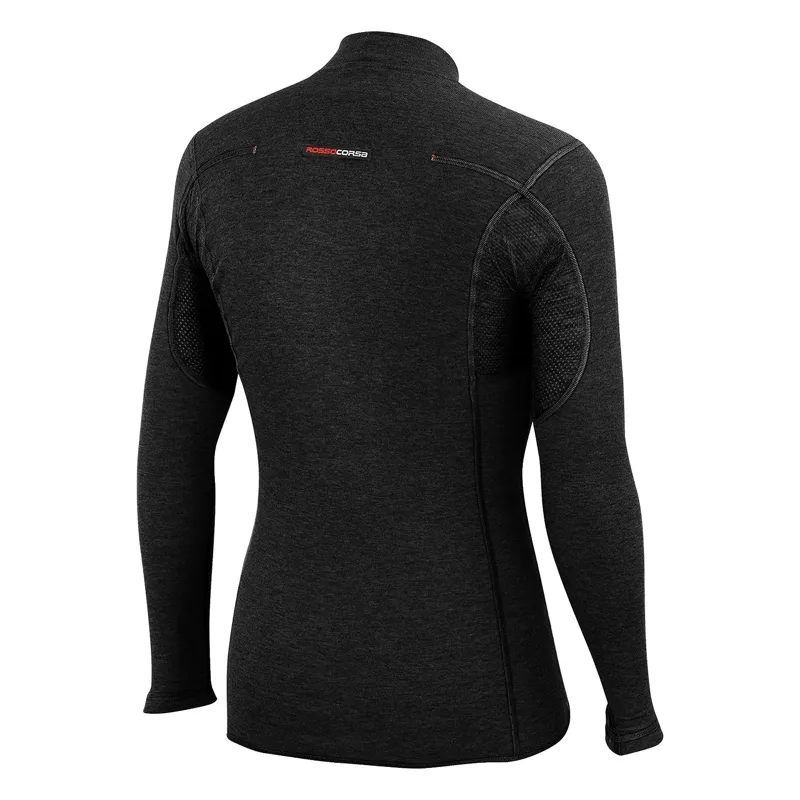 Castelli Flanders Warm Long Sleeve Base Layer - Black -1