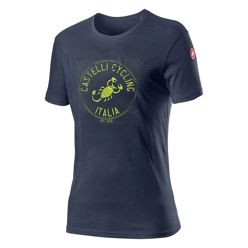Castelli Armando T- Shirt - Dark Steel Blue