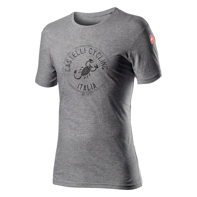 Castelli Armando T- Shirt - Melange Vortex Grey 