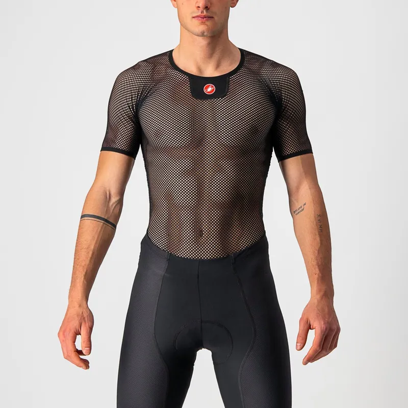 Castelli Core Mesh 3 Men's Short Sleeve Base Layer - Black