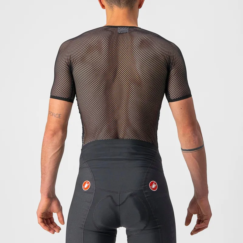 Castelli Core Mesh 3 Men's Short Sleeve Base Layer - Black-1