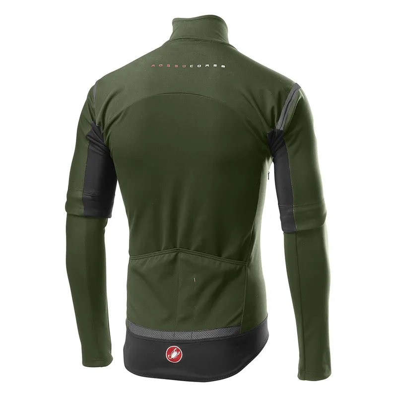 Castelli Perfetto RoS  Men's Convertible Jacket - Military Green -1