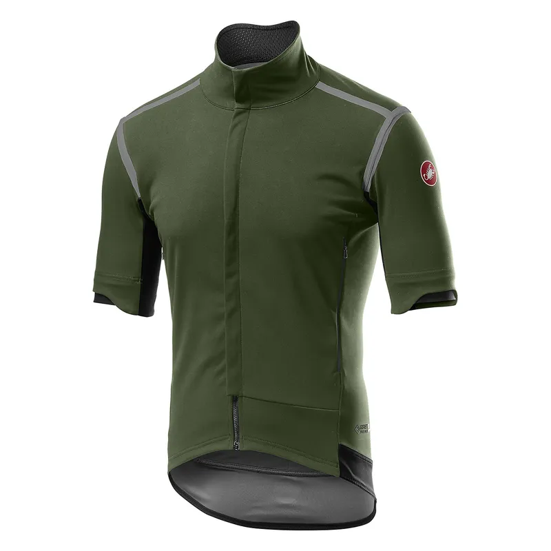 Castelli Perfetto RoS  Men's Convertible Jacket - Military Green -2