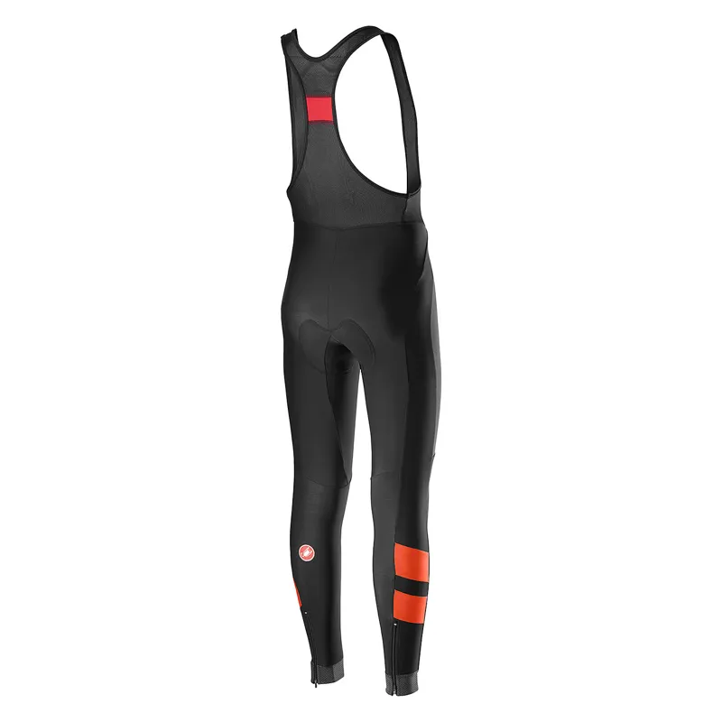 Castelli Velocissimo 4 Bibtights - Black/Orange -1