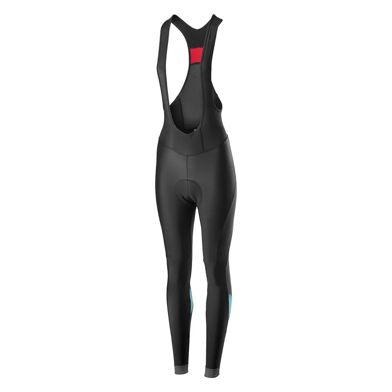 Castelli Velocissima Womens Bibtights - Black/Celeste 