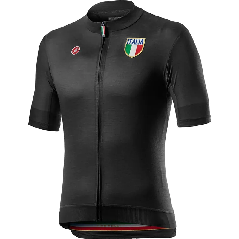 Castelli Italia 2.0 Short Sleeve Jersey - Light Black 