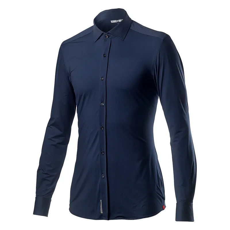 Castelli VG Button Shirt - Infinity Blue 