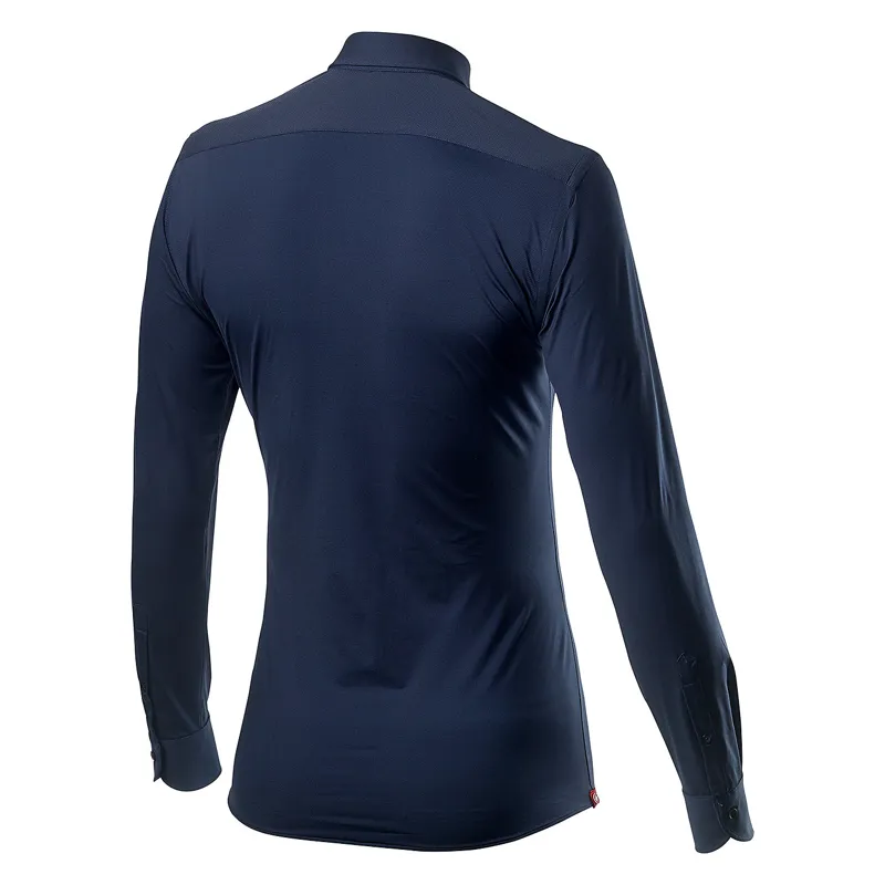 Castelli VG Button Shirt - Infinity Blue -1