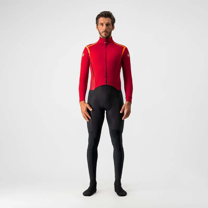 Castelli Sanremo RoS Men's Thermosuit - Pro Red/Brilliant Orange