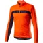 Castelli Mortirolo VI Men's Windproof Jacket - Orange 