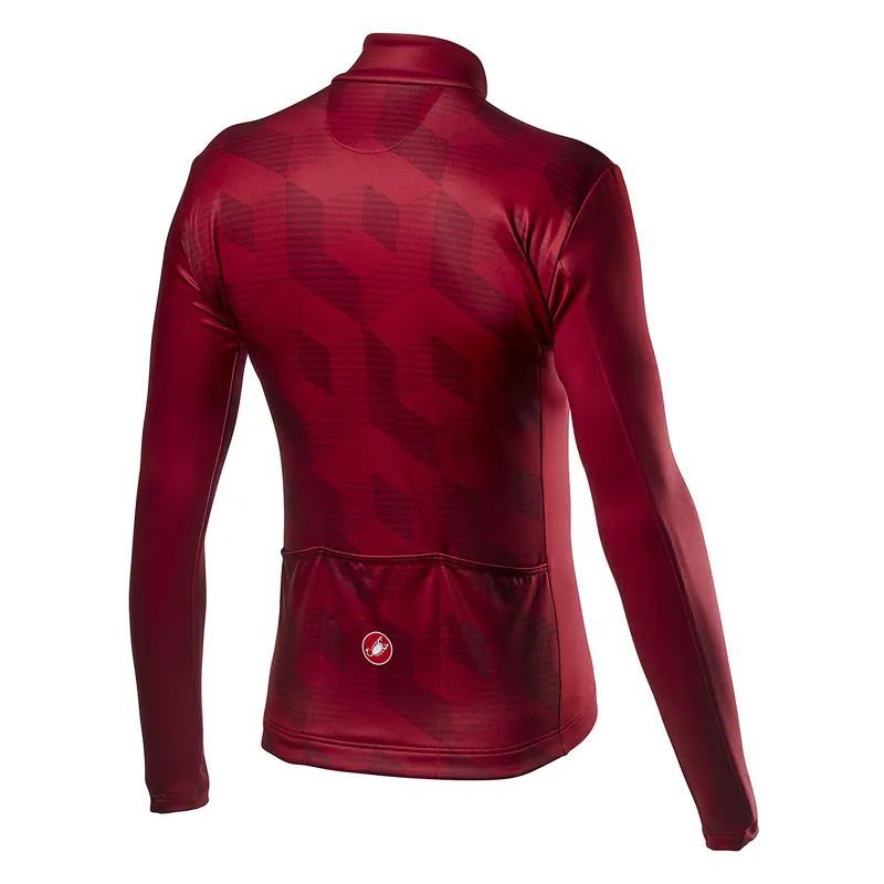 Castelli Cubi FZ Long Sleeve Jersey - Pro Red -1